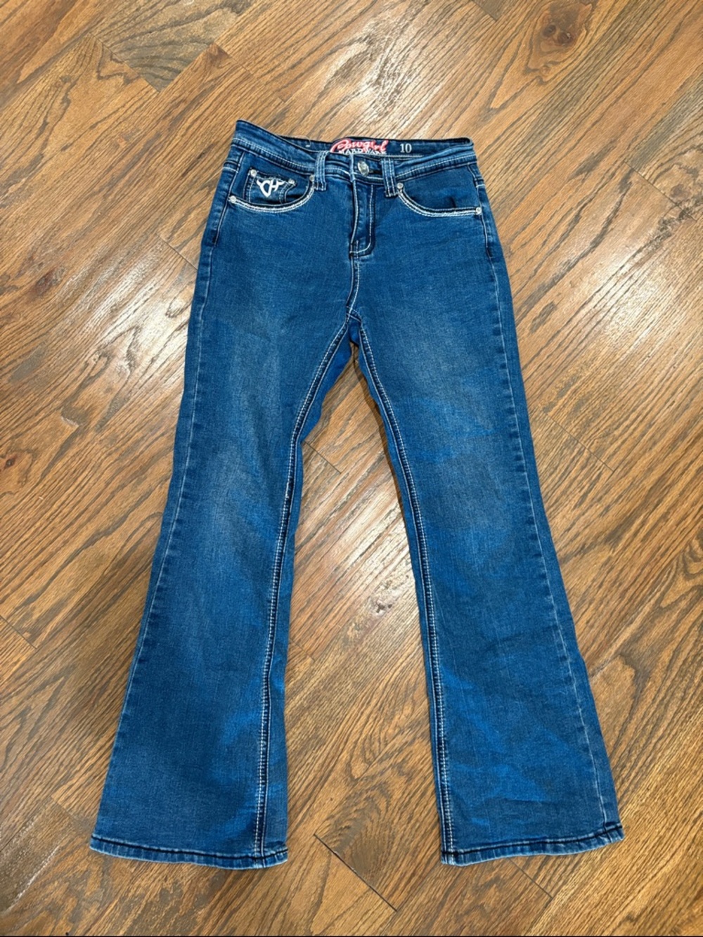 Blue girl’s Bootcut Jeans